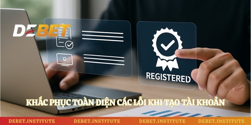 Khắc phục toàn diện các lỗi khi tạo tài khoản